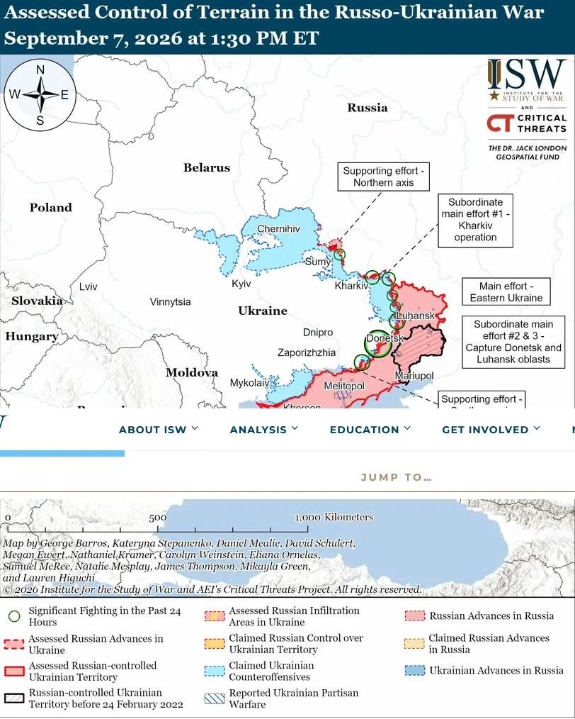 ISW: Kremlin’s False Claims Damage Russian Operations